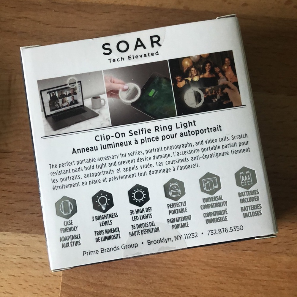 SOAR CLIP IN SLEFIE RING LIGHT - Picture 2 of 2